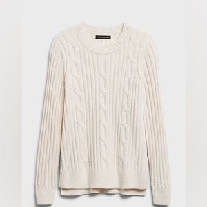 Chunky Cable-Knit Sweater - Banana Republic size small